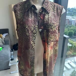 Zac & Rachel Multicolor Patterned Blouse [COPY]